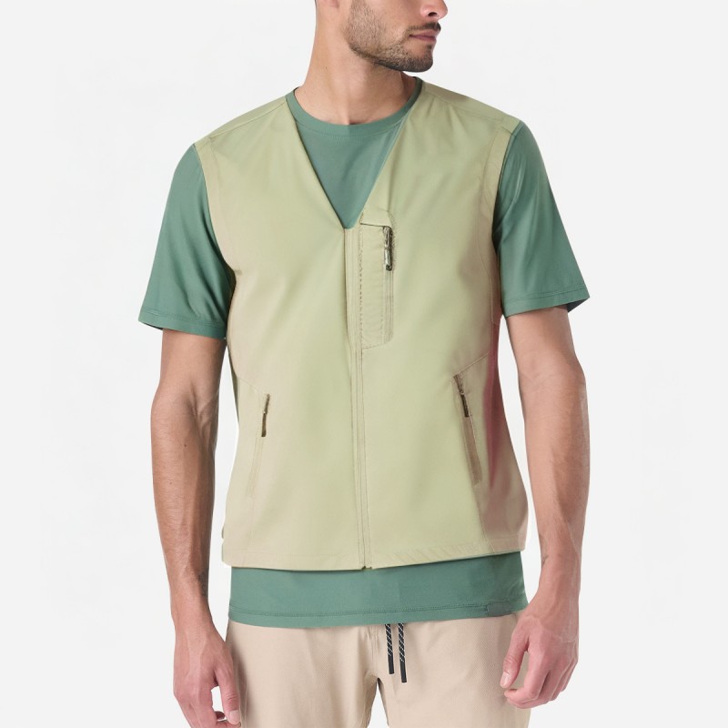 Stand Up Collar Outdoor Fishing Vest