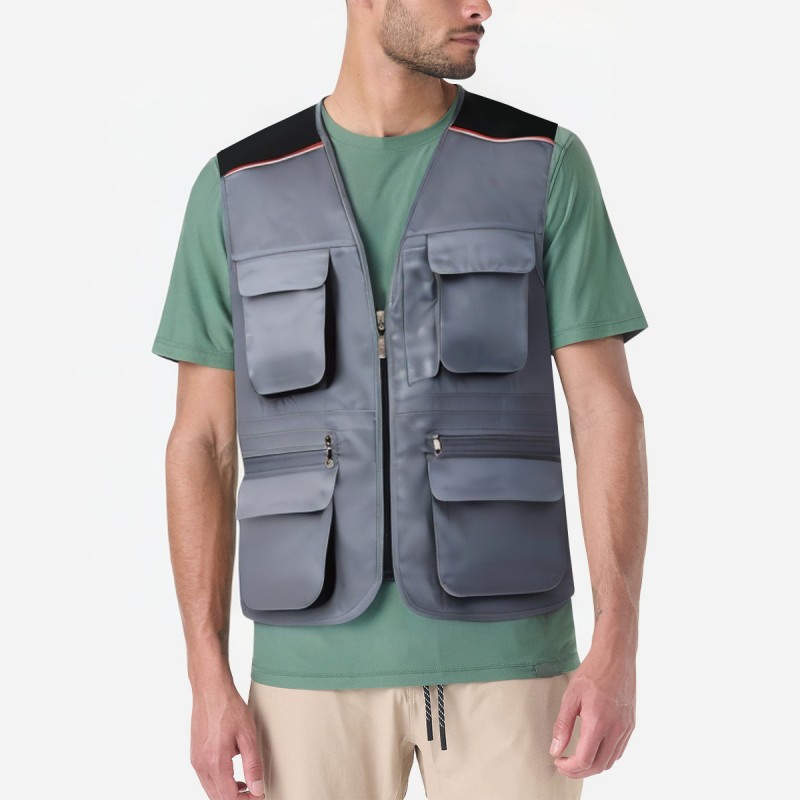 Casual Denim Fishing Vest