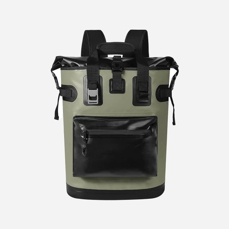 Green Waterproof Hiking Backpack