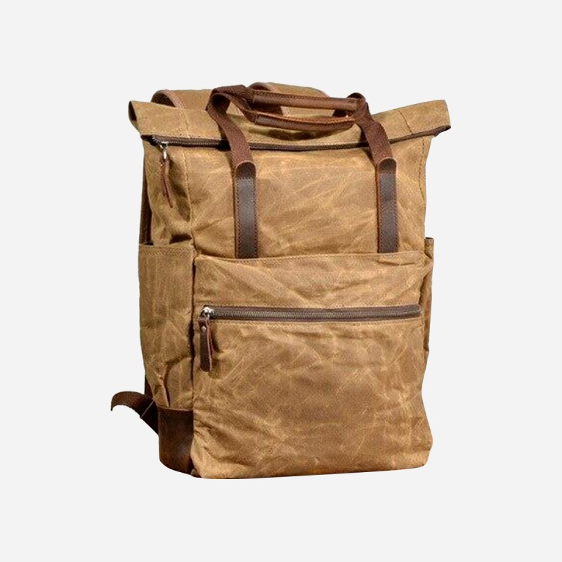 Large Capacity Outdoor Canvas Hiking Backpack