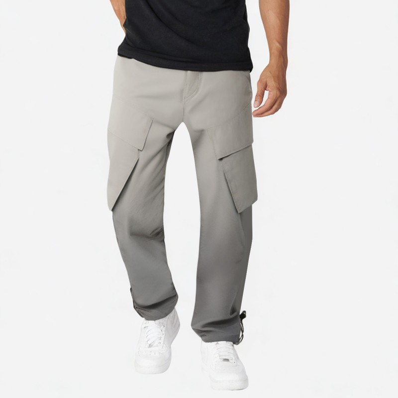 Contrast Paneled Outdoor Hiking Pants
