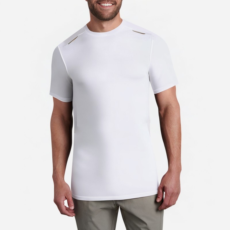 White Summer Sports T Shirt