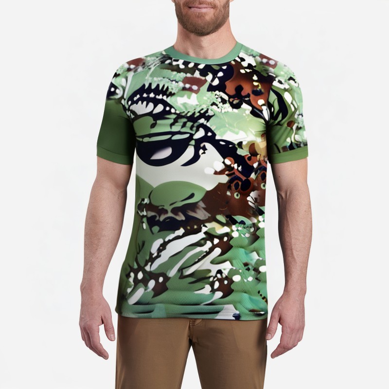 Men's Outdoor Camouflage T Shirt