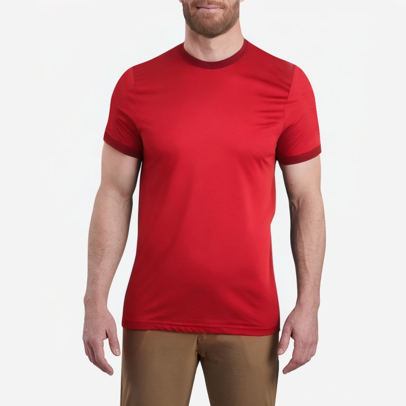 Red Quick Drying Athletic T Shirt