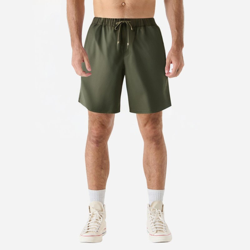 Solid Color Lightweight Athletic Shorts
