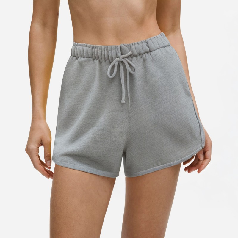 Split Drawstring Athletic Shorts